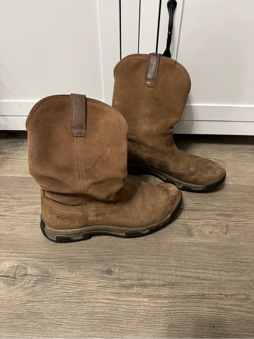 Ariat Terrain Pull On Waterproof Boots H2O Mens Size 10.5D 10011829 Brown